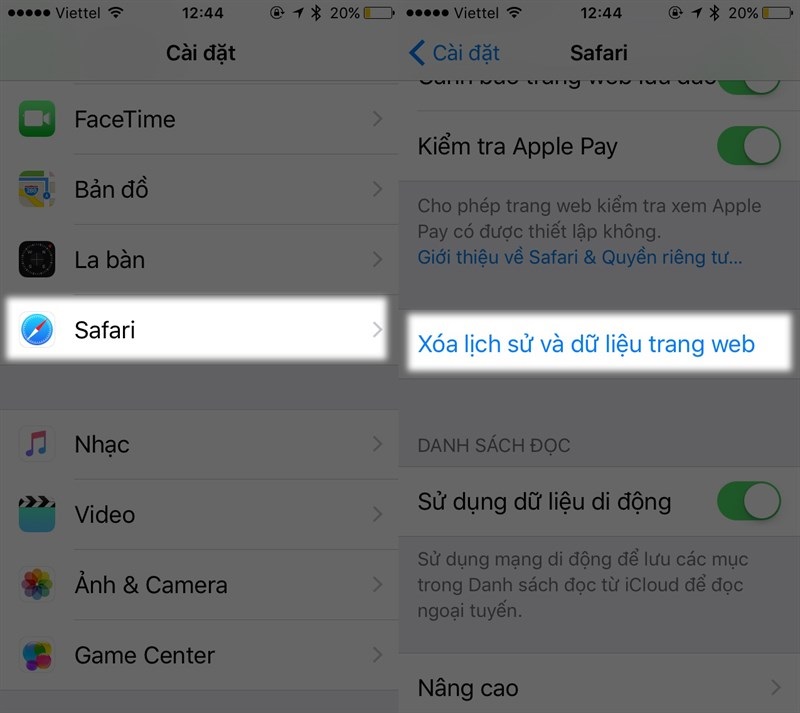 dung lượng khác trên iphone 2